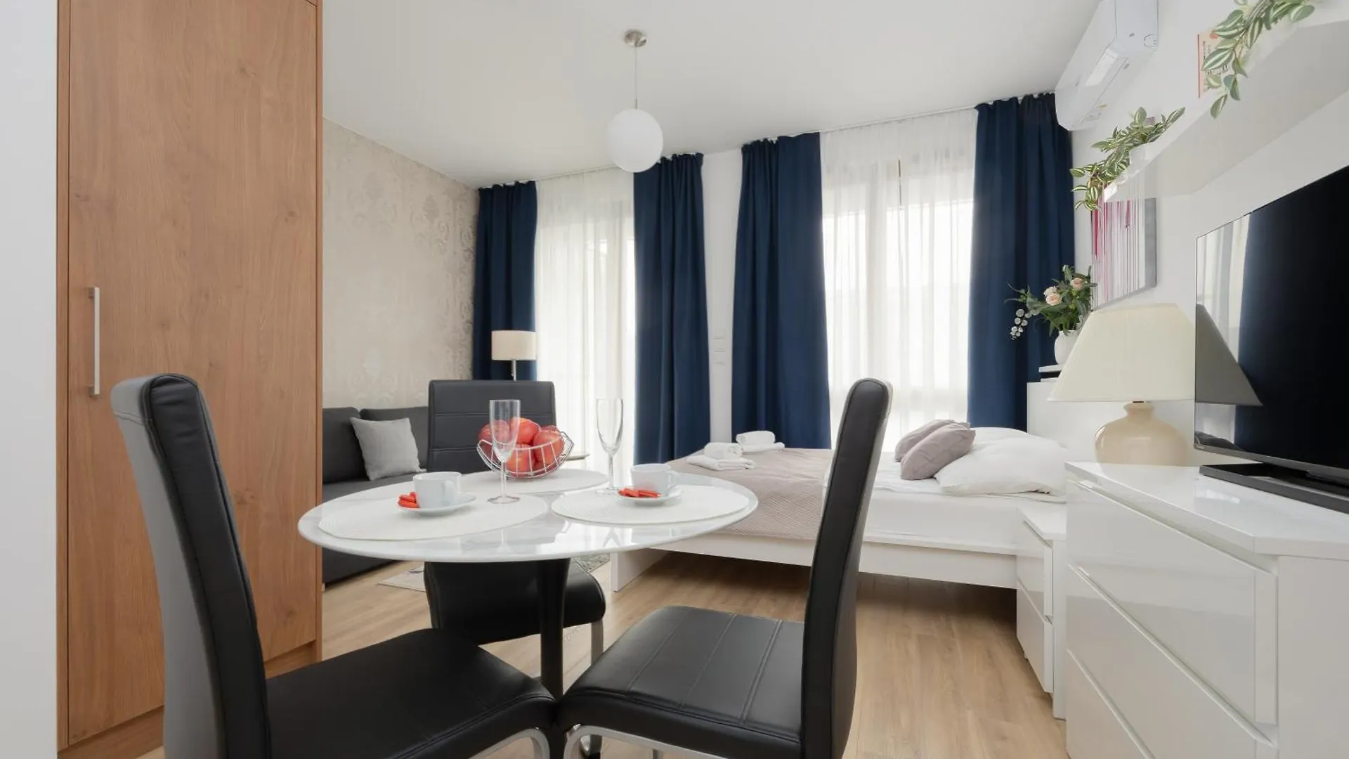 ורשה Holzera 6 Studio Close To Medicover And Paley